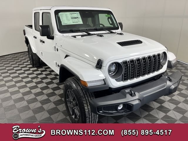 New 2026 Bright White Clear-Coat Exterior Paint Jeep Sport S image 1