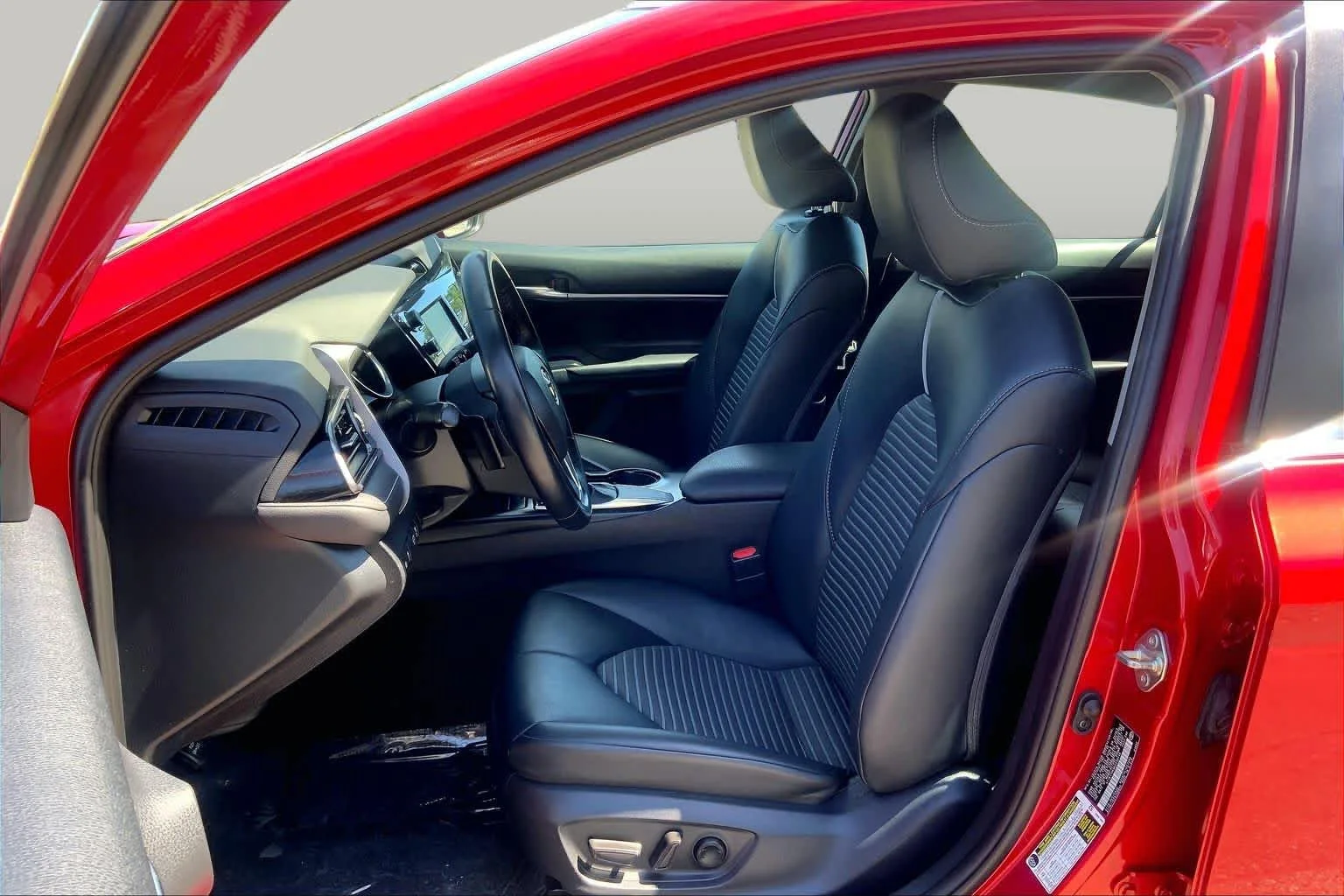 Certified Used 2019 Supersonic Red Toyota SE image 18