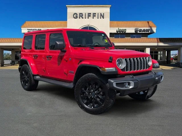 Used 2025 Jeep Wrangler 4xe Sahara 4XE with VIN 1C4RJXP63SW585650 for sale in Valdosta, GA
