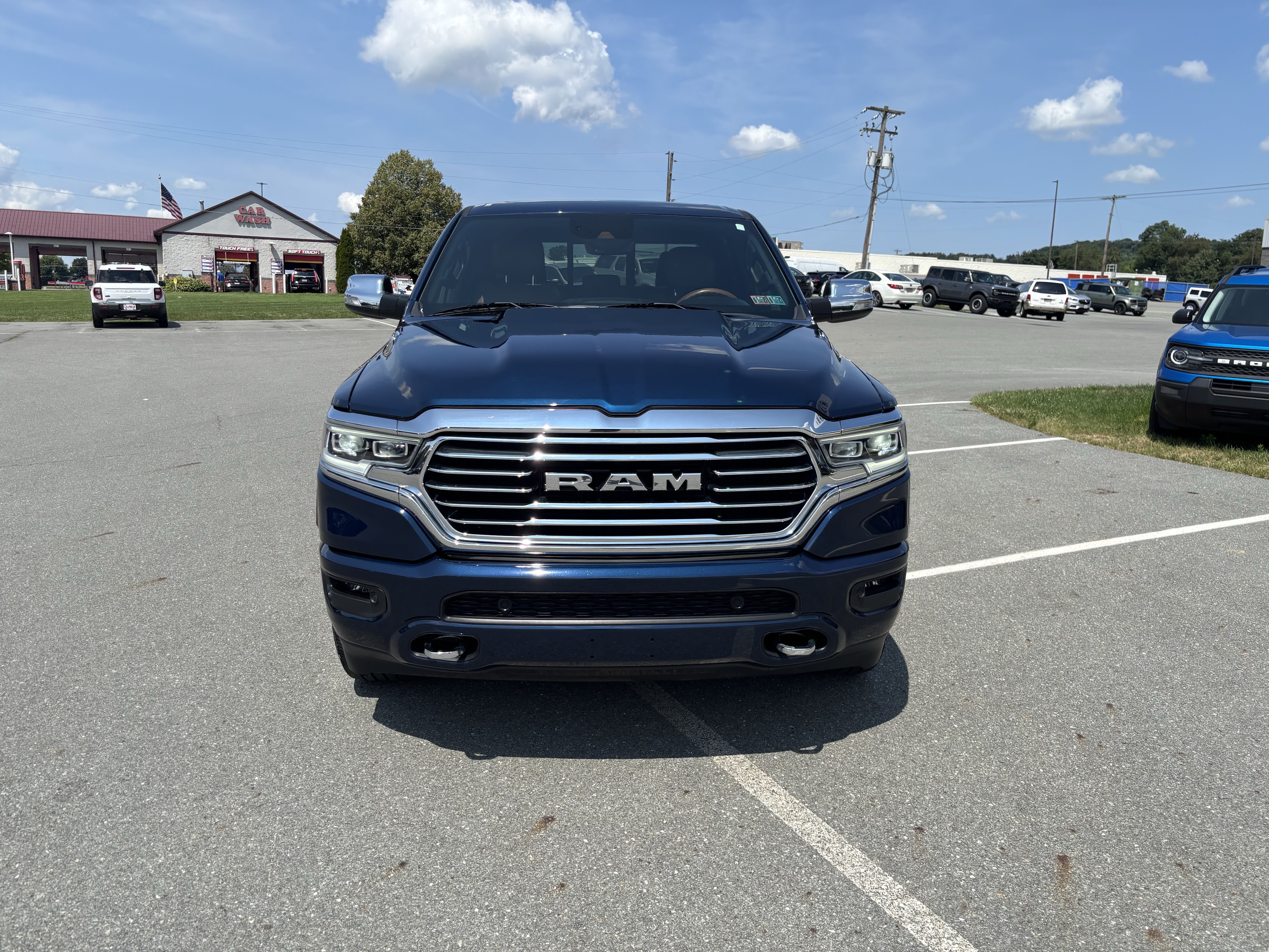 Used 2022 Patriot Blue Pearlcoat Ram Longhorn image 2