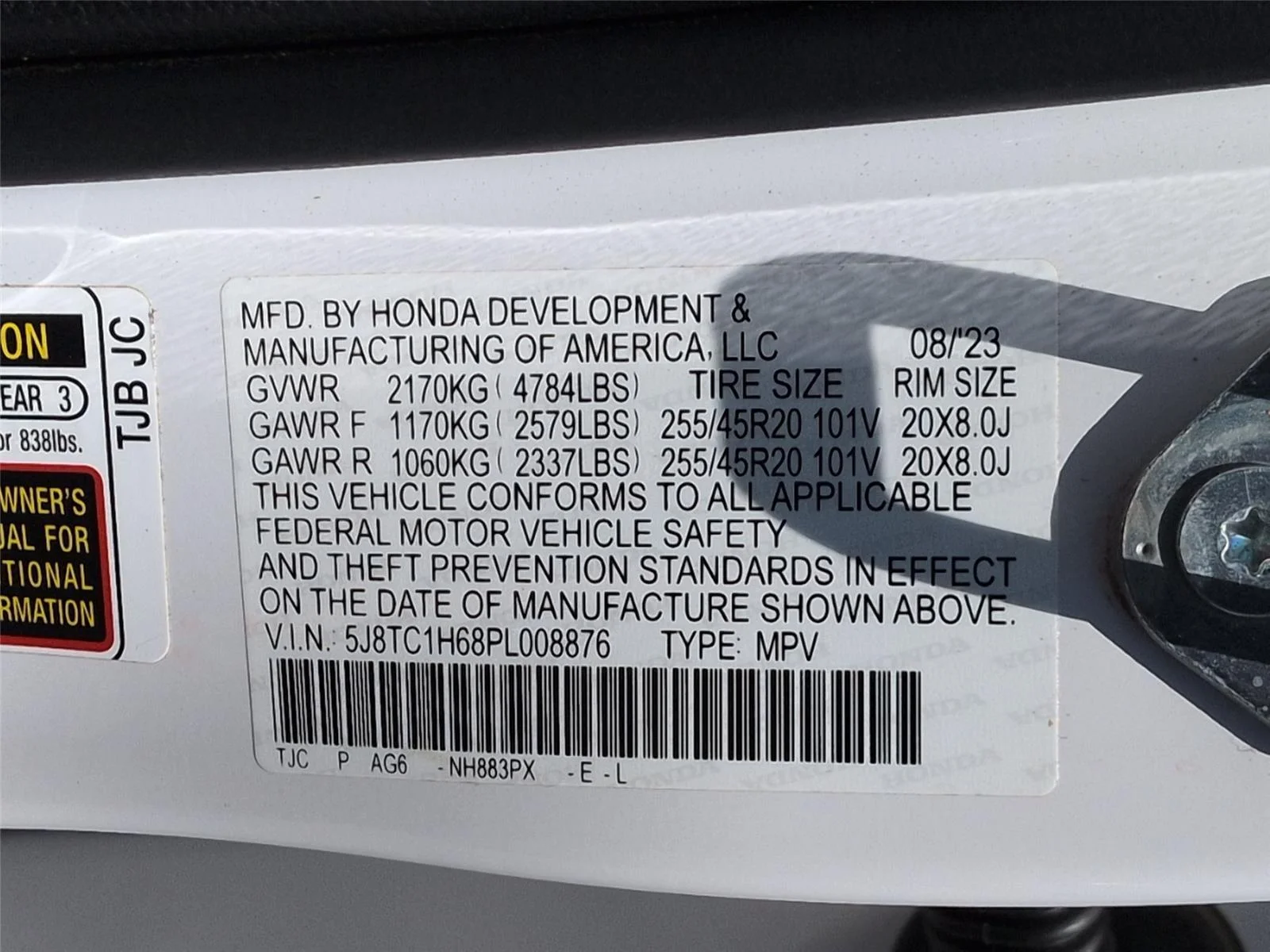 Used 2023 Platinum White Pearl Acura w/A-Spec Package image 40