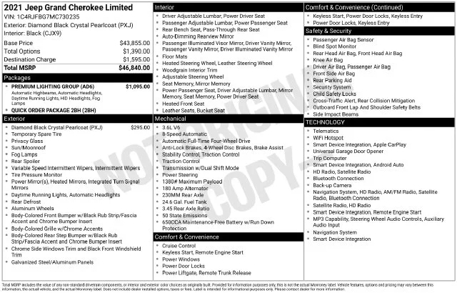 Used 2021 Black Jeep Limited image 8