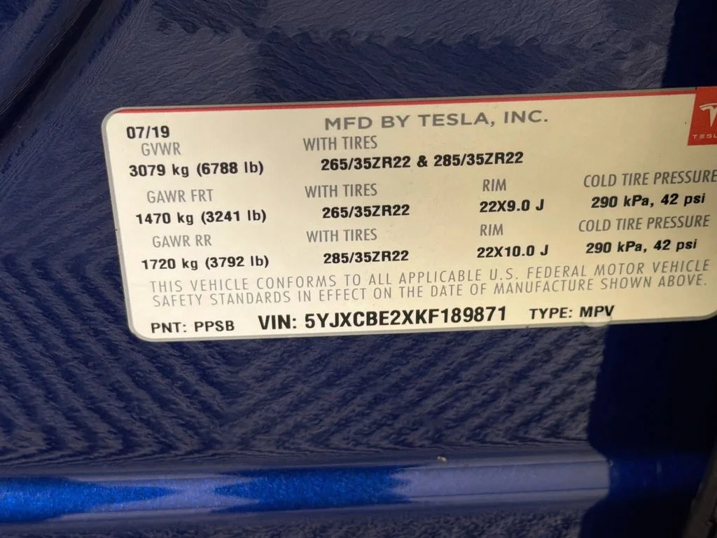 Used 2019 Blue Tesla  image 35