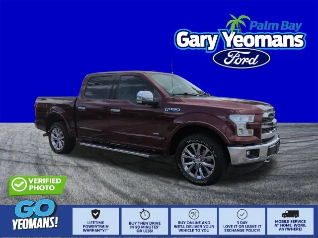 Used 2016 Bronze Fire Metallic Ford Lariat image 1