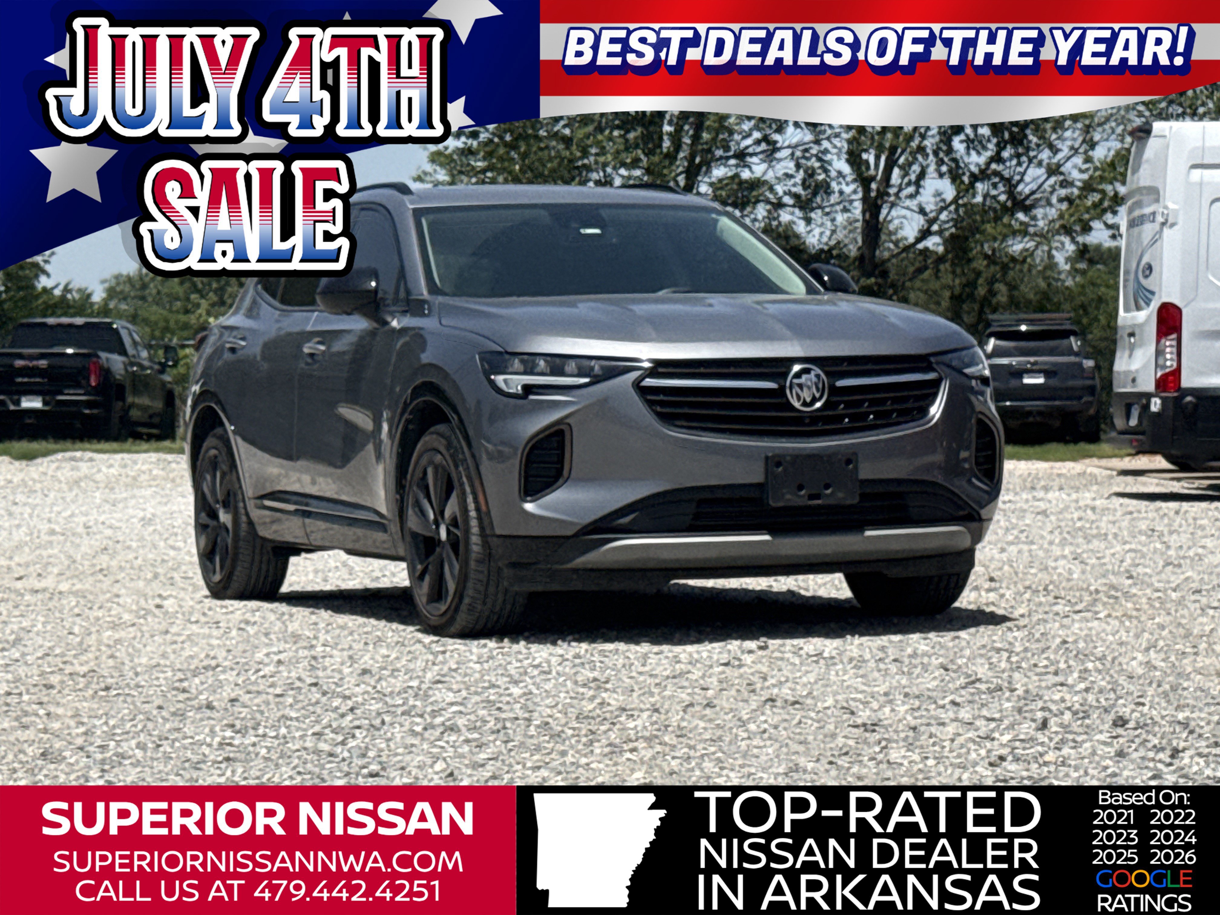 Used 2021 Satin Steel Metallic Buick Essence image 1