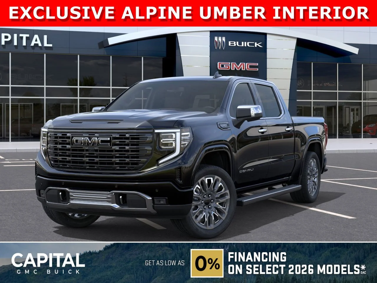 New 2026 ONYX BLACK GMC Denali Ultimate image 1