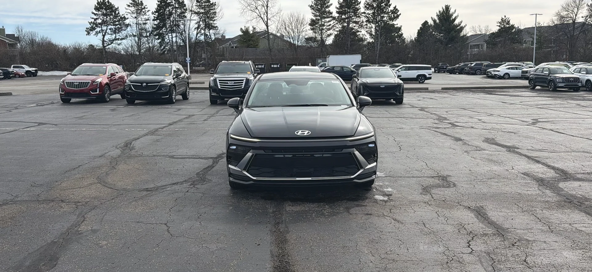 New 2026 Carbon Blue Pearl Hyundai SEL Sport image 2