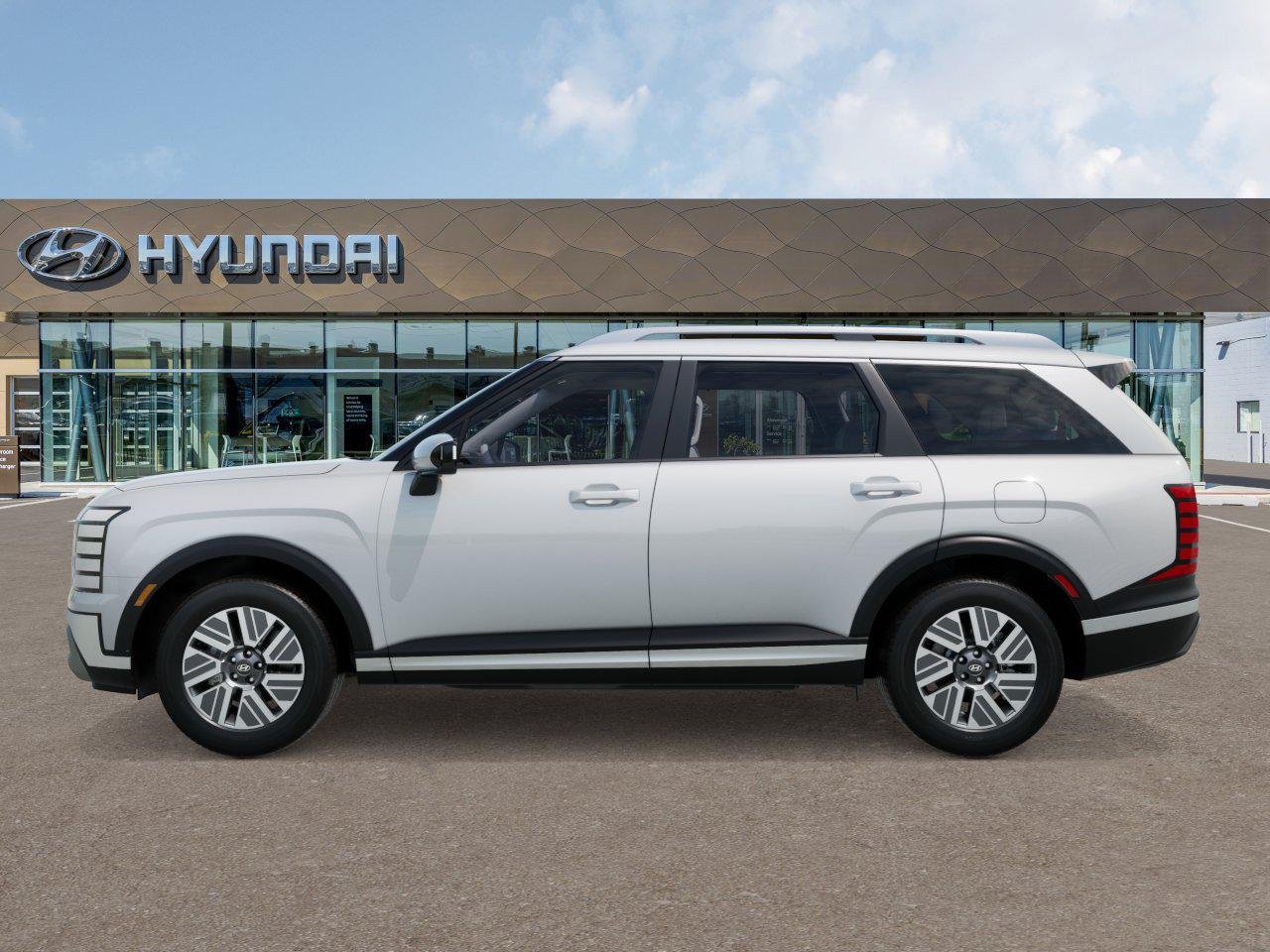 New 2026 Creamy White Pearl Hyundai SEL 7P image 3