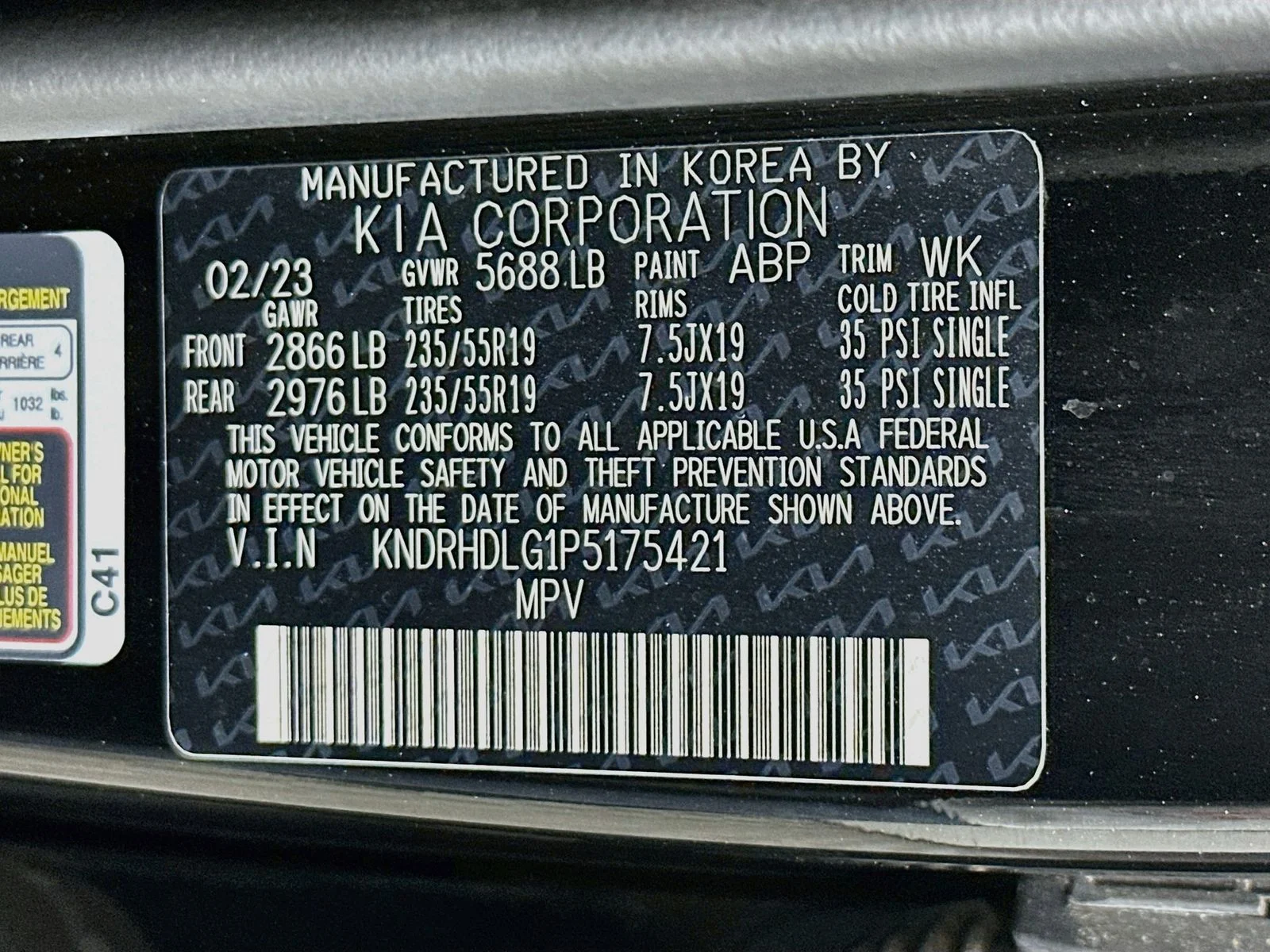 Used 2023 Aurora Black Kia EX image 33