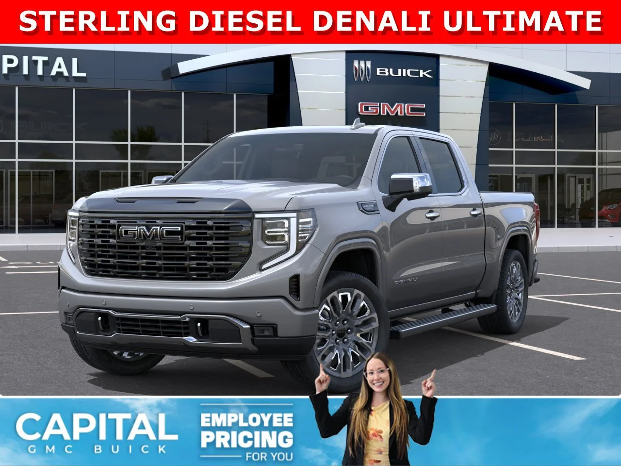 New 2026 STERLING METALLIC GMC Denali Ultimate image 1