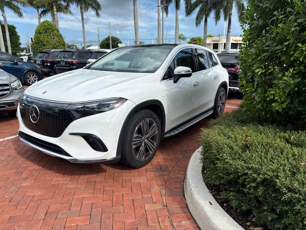 Certified 2023 Mercedes-Benz EQS SUV Base with VIN 4JGDM2DB0PA017331 for sale in West Palm Beach, FL