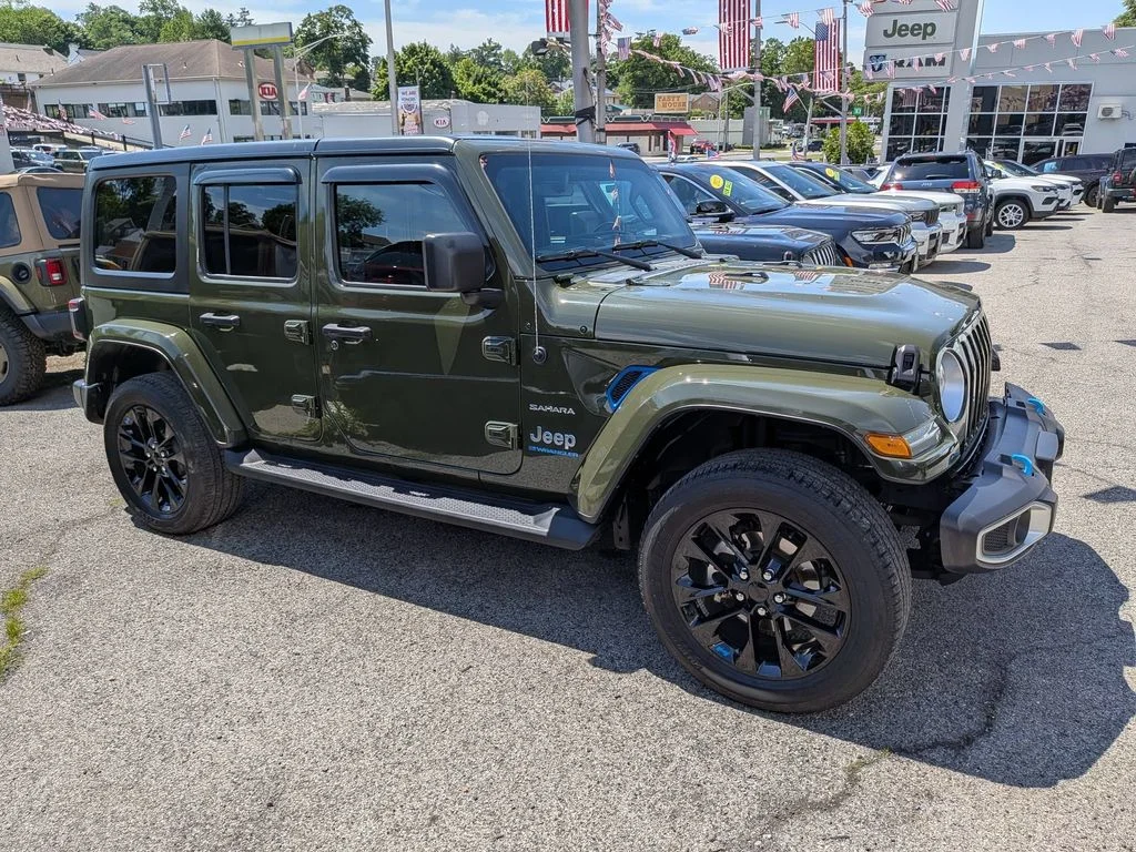 Used 2023 Green Jeep Sahara 4xe image 5