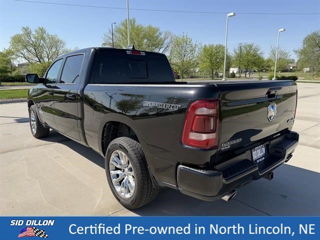 Used 2023 Diamond Black Crystal Pearlcoat Ram Laramie image 7