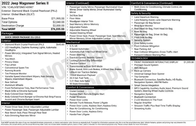 Used 2022 Black Jeep Series II image 34