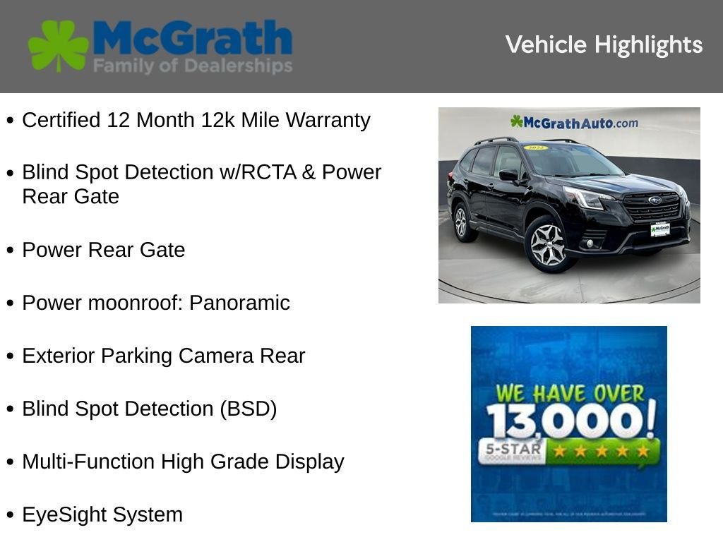 Used 2022 Black Subaru Premium image 6