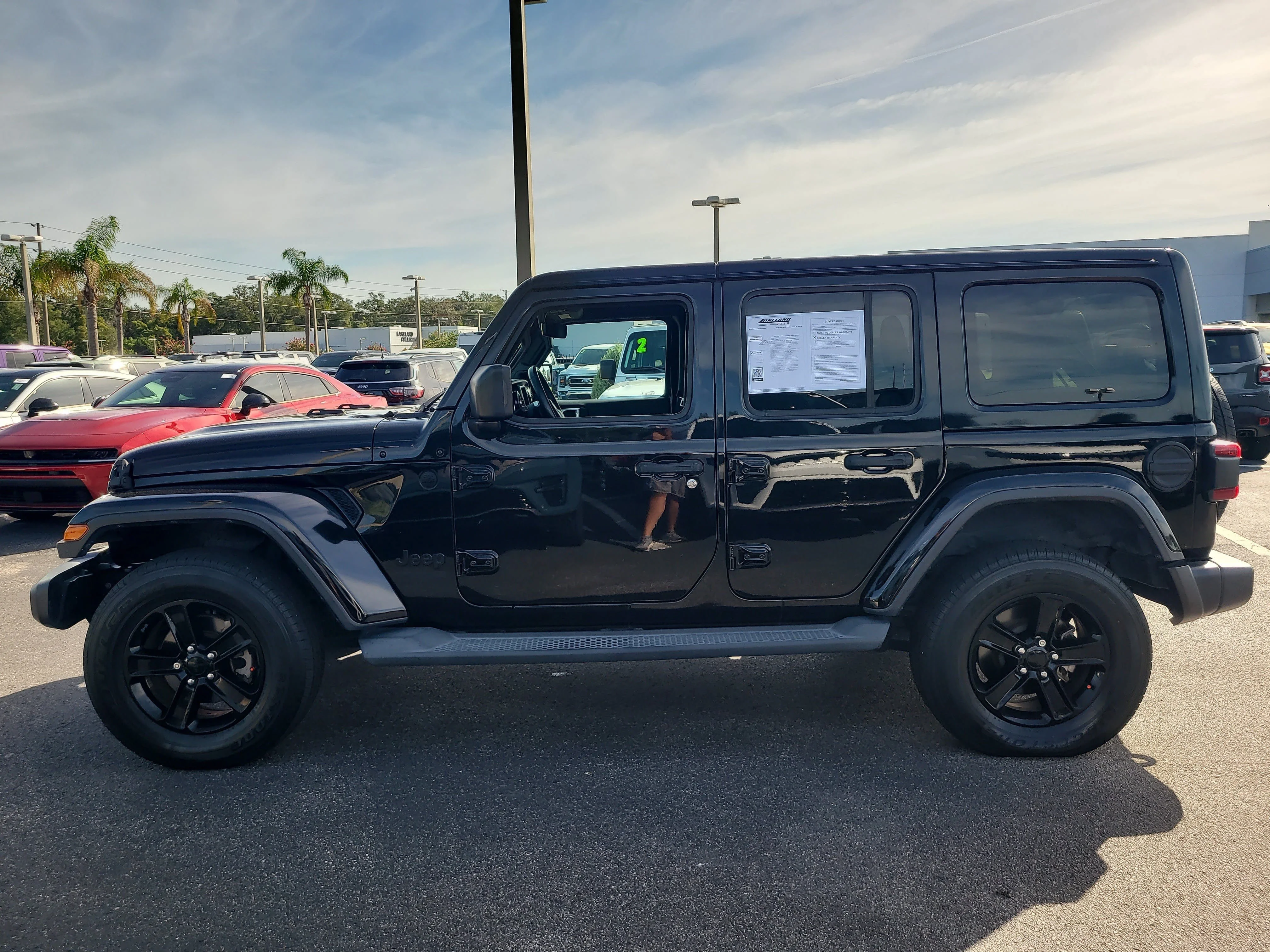 Used 2020 Black Clearcoat Jeep Sahara Altitude image 7