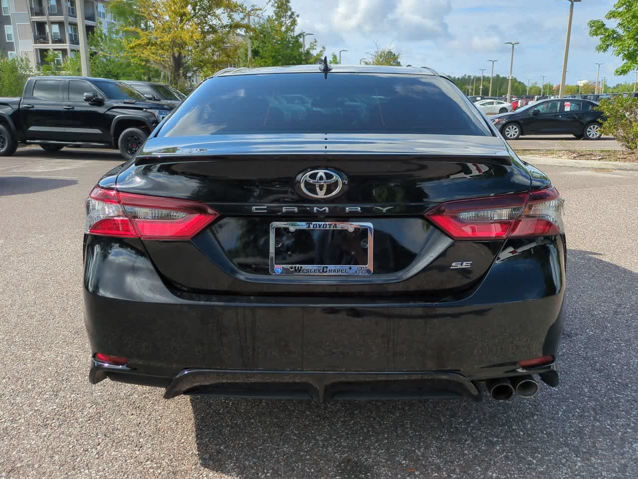 Certified Used 2024 Midnight Black Metallic Toyota SE image 5
