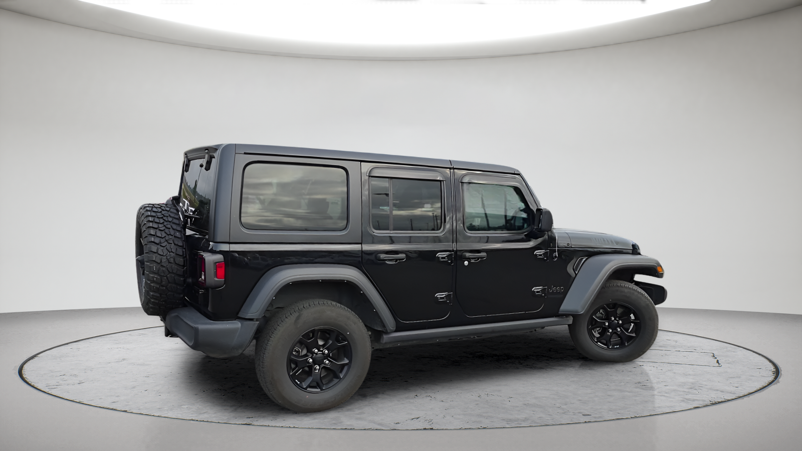 Used 2021 Black Clearcoat Jeep Unlimited Willys image 6