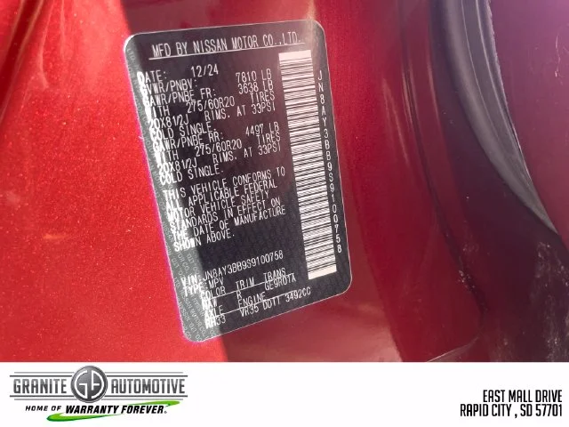 Used 2025 Red Nissan SL image 16