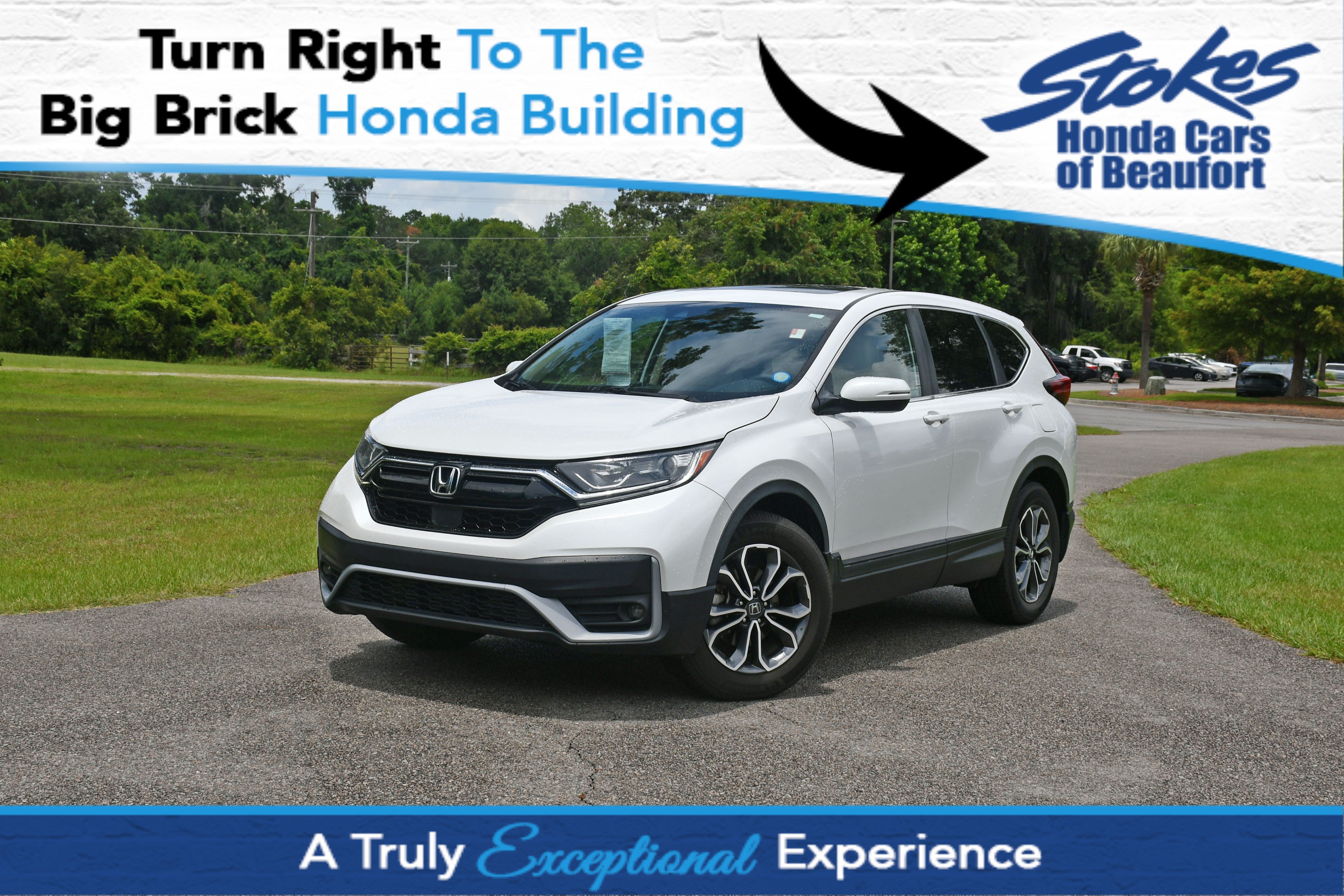 Used 2021 Silver Honda EX-L image 1