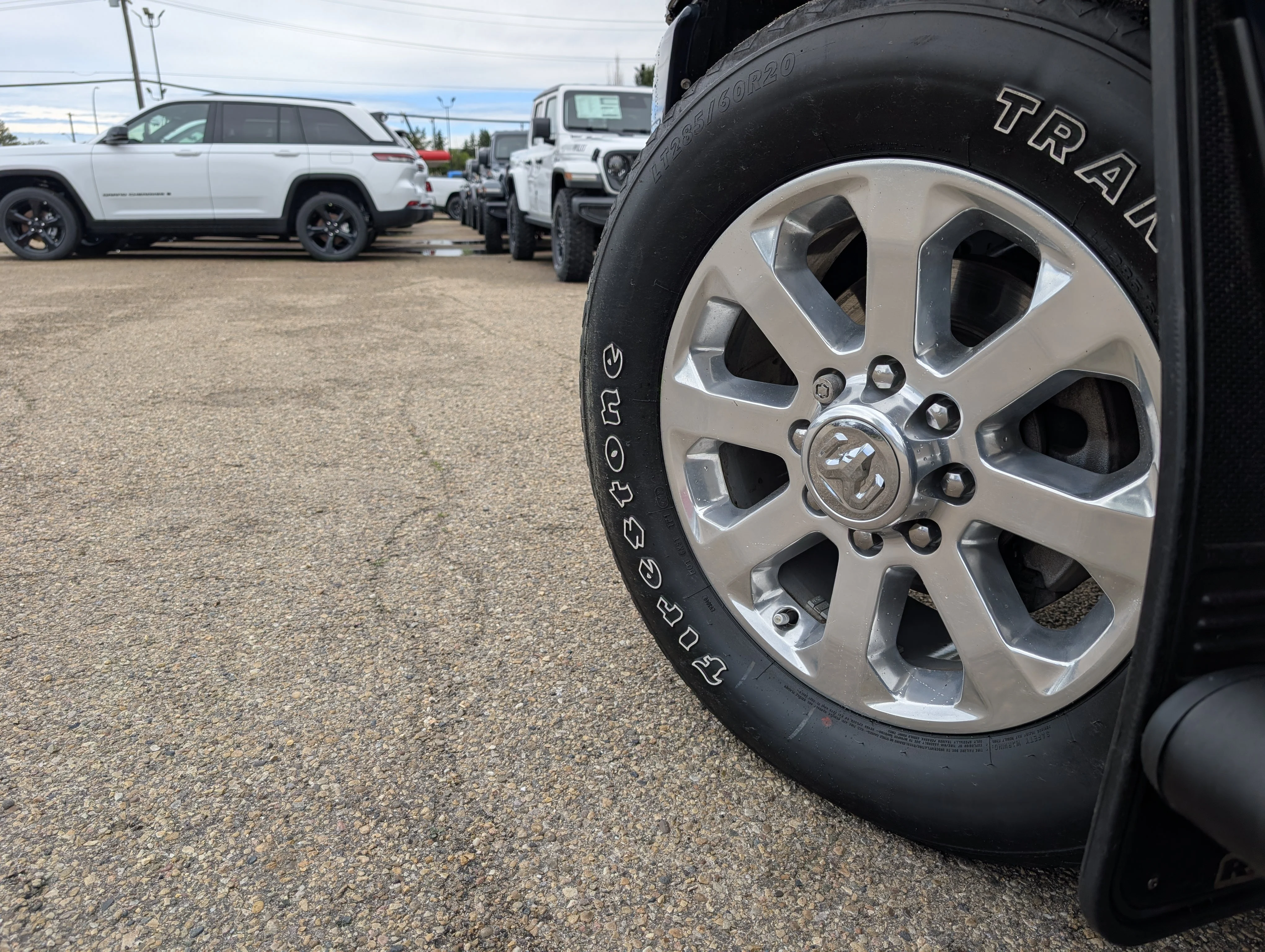 Used 2023 Patriot Blue Pearl Ram Laramie image 12