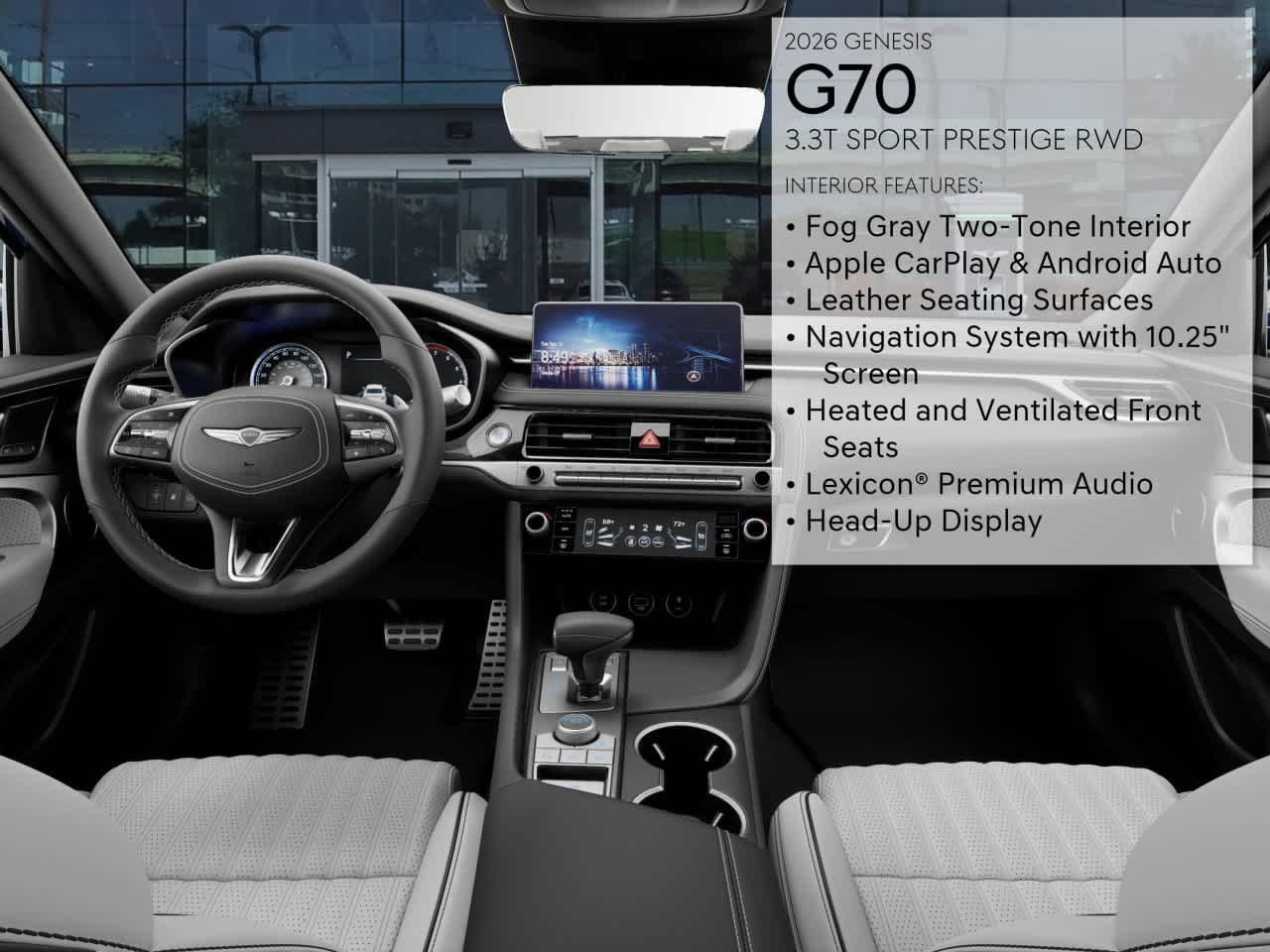 New 2026 Capri Blue Genesis 3.3T SPORT PRESTIGE image 17