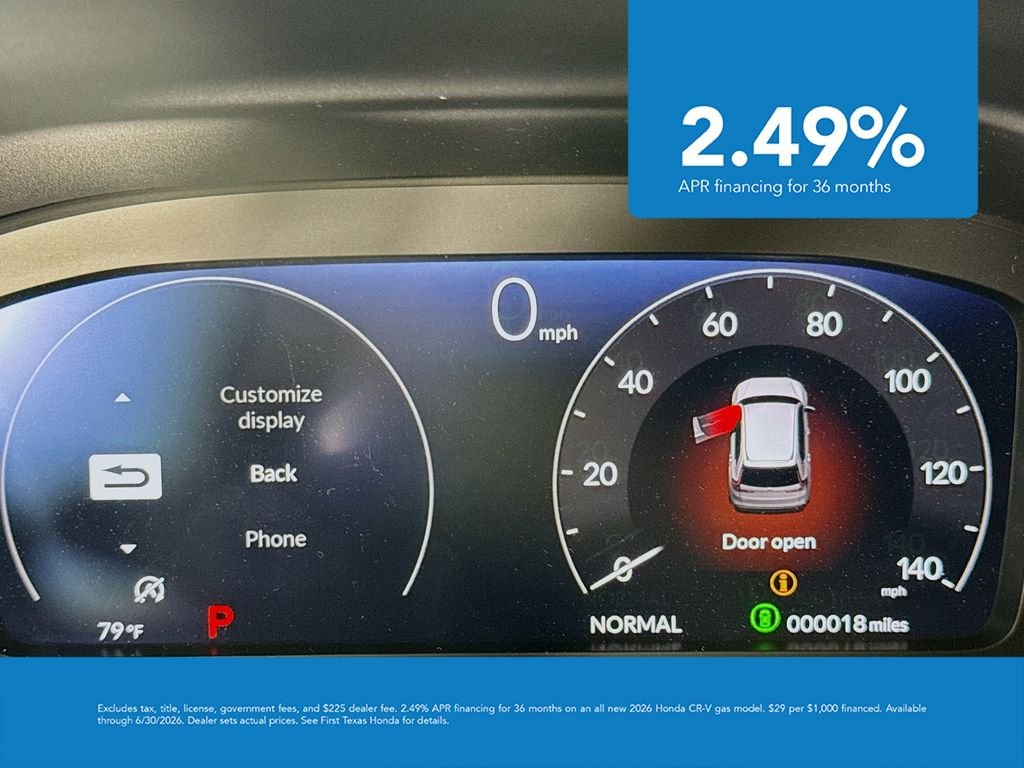 New 2026 Radiant Red Metallic Honda EX-L image 18