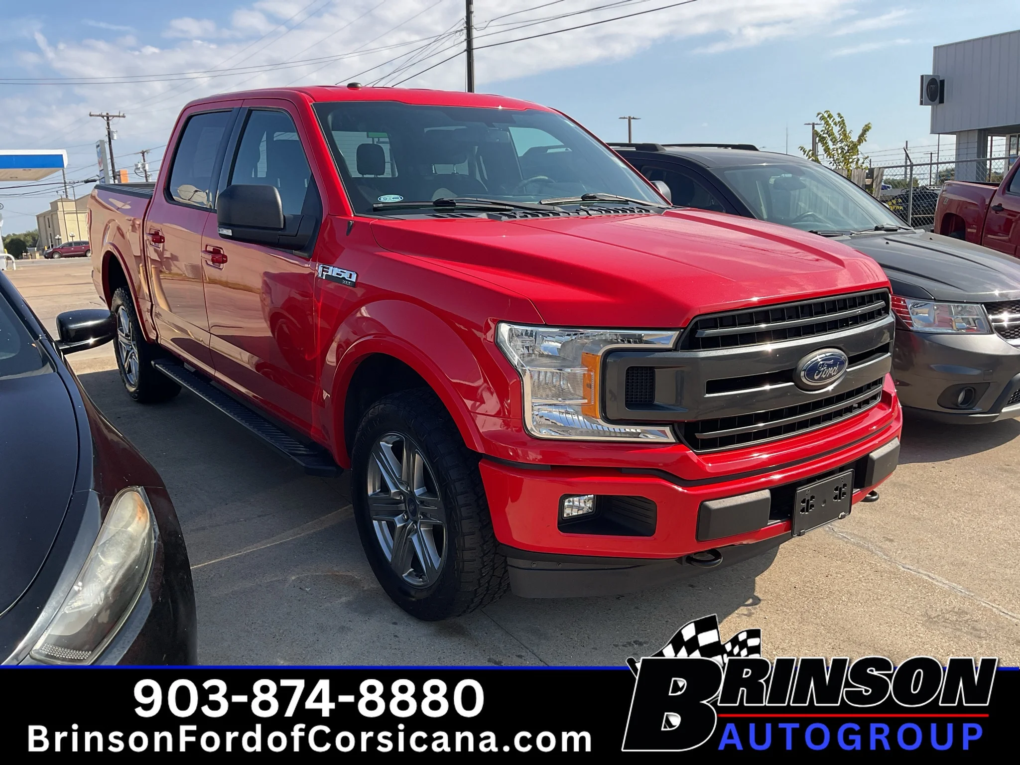 Used 2018 Race Red Ford XLT image 3