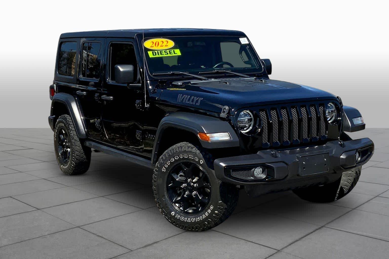 Pre-Owned 2022 Jeep Wrangler Unlimited Willys