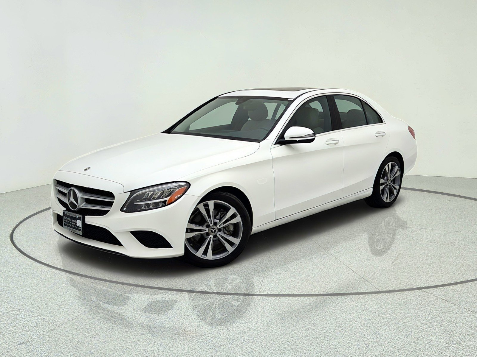 Used 2021 Polar White Mercedes-Benz C 300 image 1