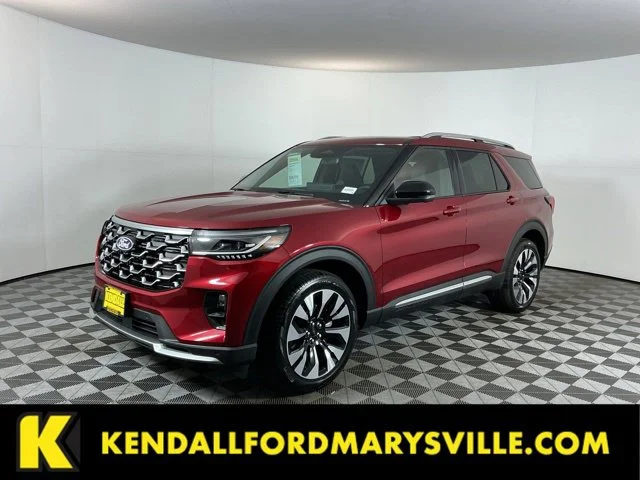 New 2027 Ruby Red Metallic Tinted Clearcoat Ford Platinum image 1