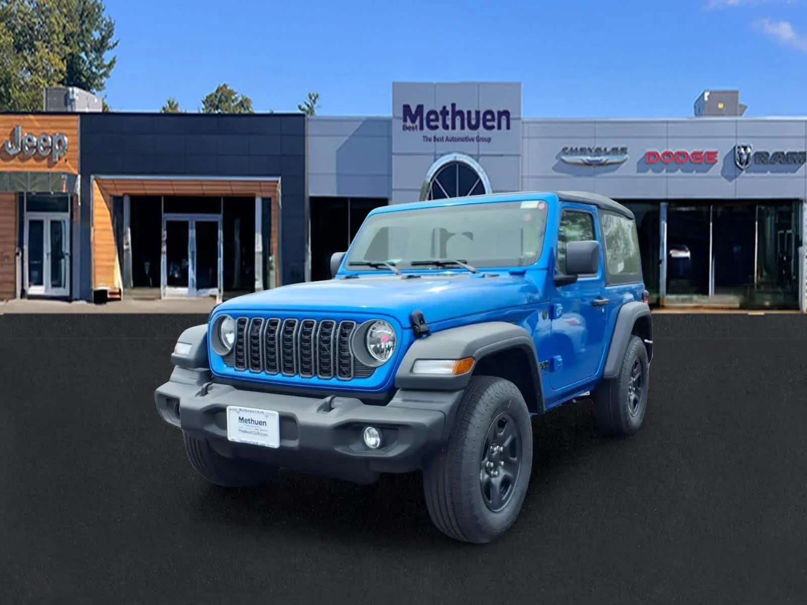 New 2026 Hydro Blue Pearlcoat Jeep Sport image 3
