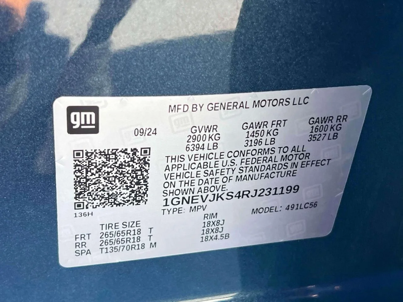 Used 2024 Lakeshore Blue Metallic Chevrolet AWD Z71 image 22