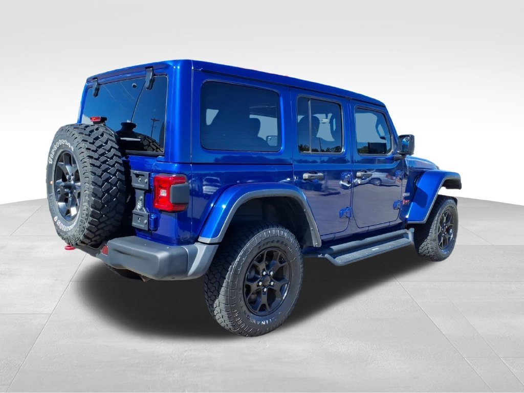 Used 2020 Ocean Blue Metallic Jeep Unlimited Rubicon image 25