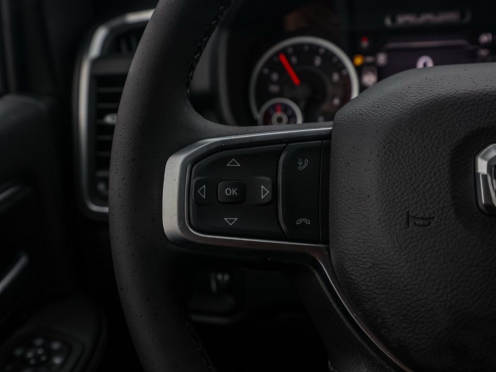 New 2026 Bright White Clear-Coat Exterior Paint RAM Big Horn Night Edition image 24