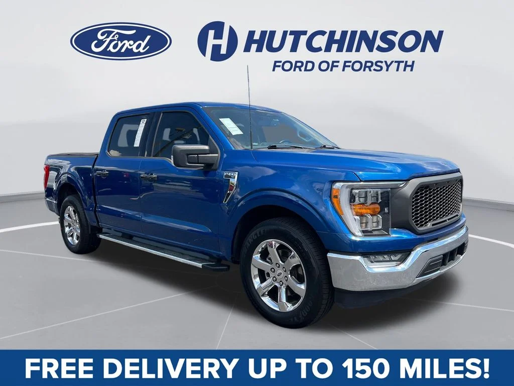 Used 2022 Blue Ford XLT image 1
