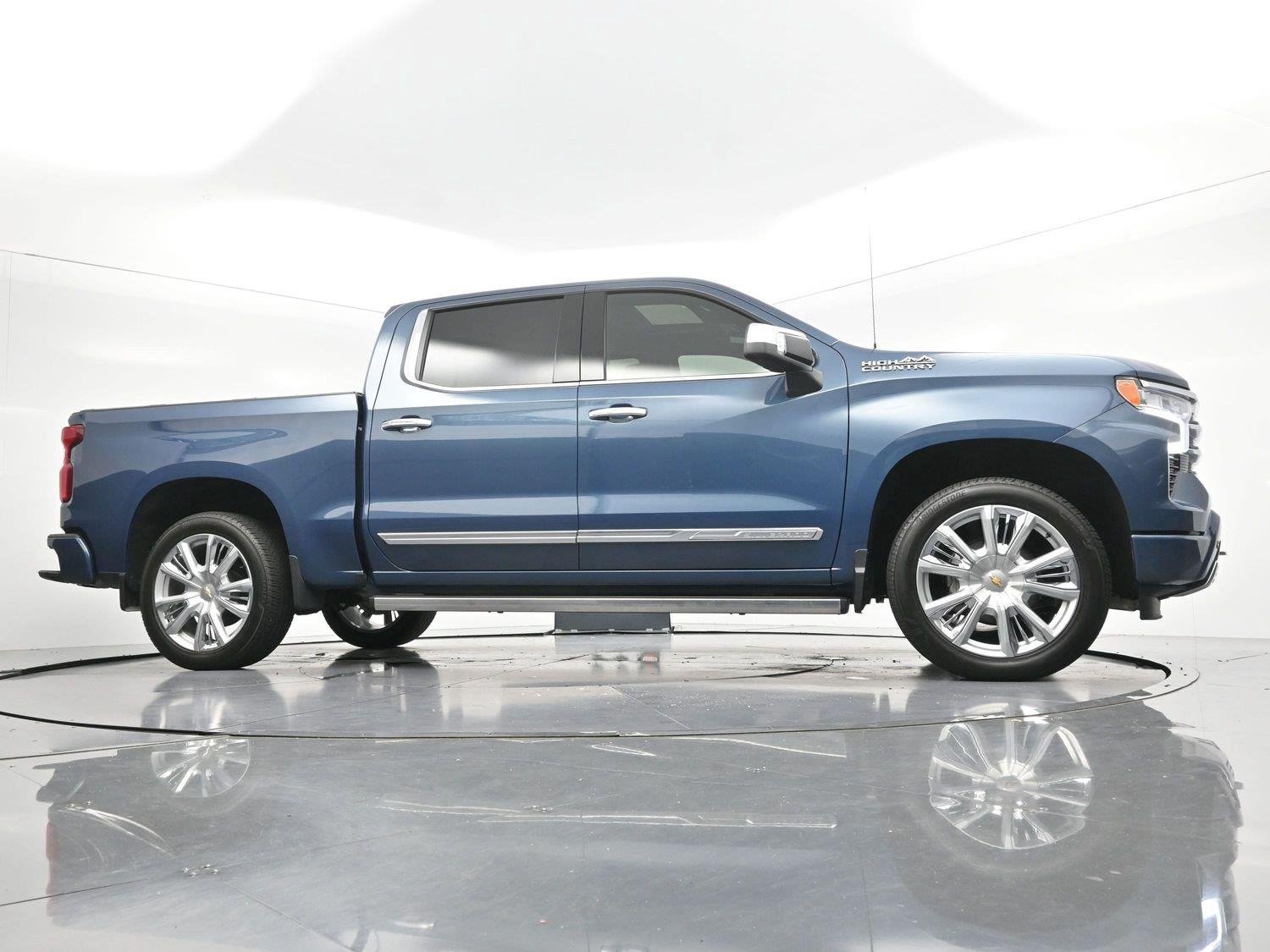 Used 2024 Lakeshore Blue Metallic Chevrolet High Country image 46