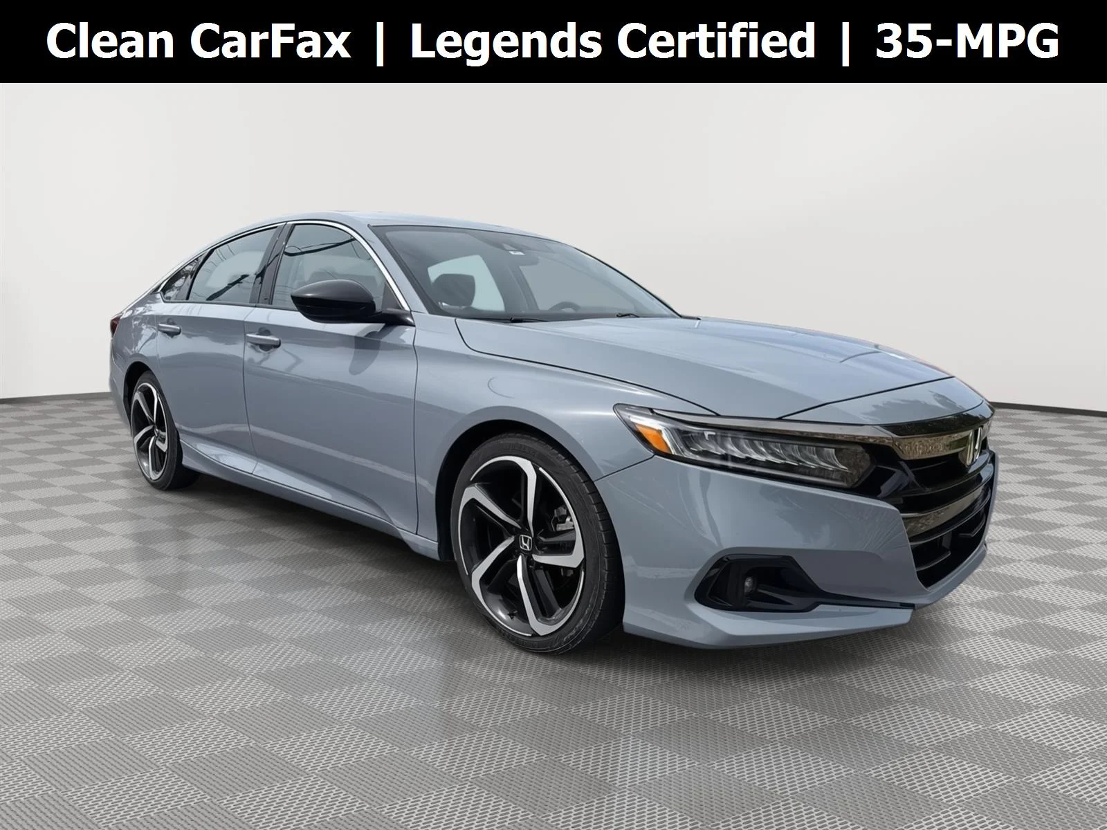 Used 2022 Sonic Gray Pearl Honda Sport Special Edition image 1