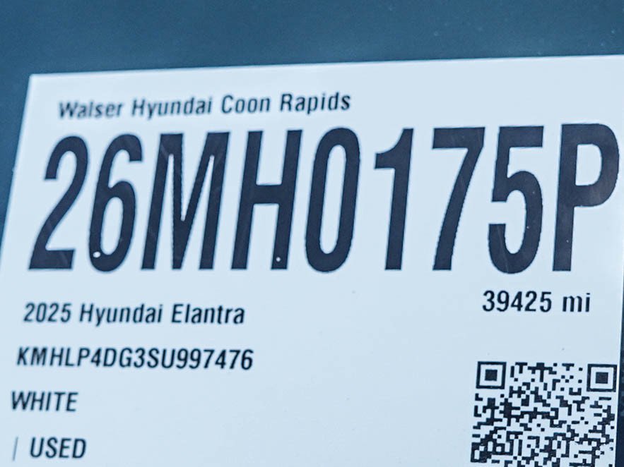Certified Used 2025 Serenity White Hyundai Limited IVT image 30