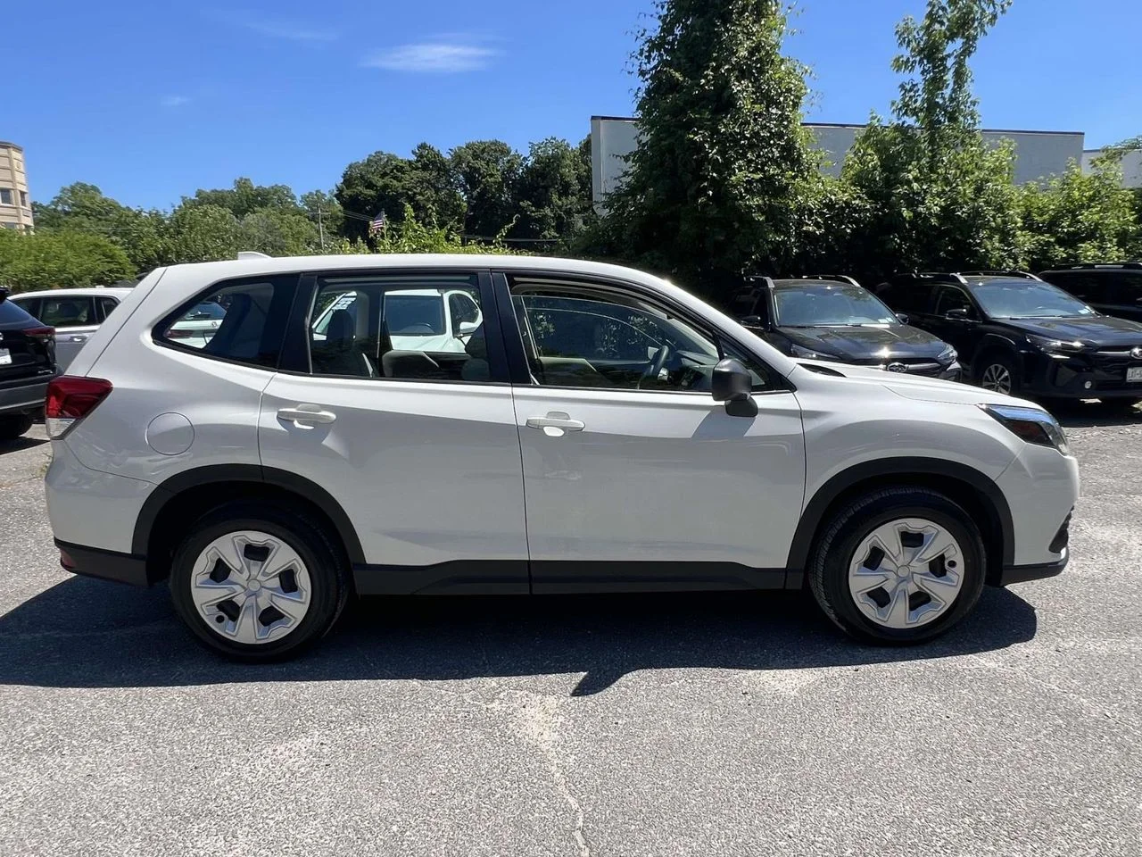 Used 2023 Crystal White Pearl Subaru Base image 6