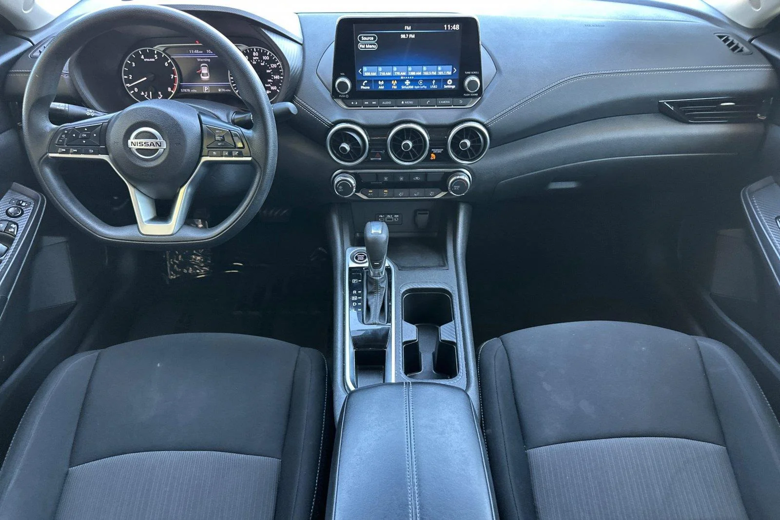 Used 2023 Super Black Nissan SV image 13