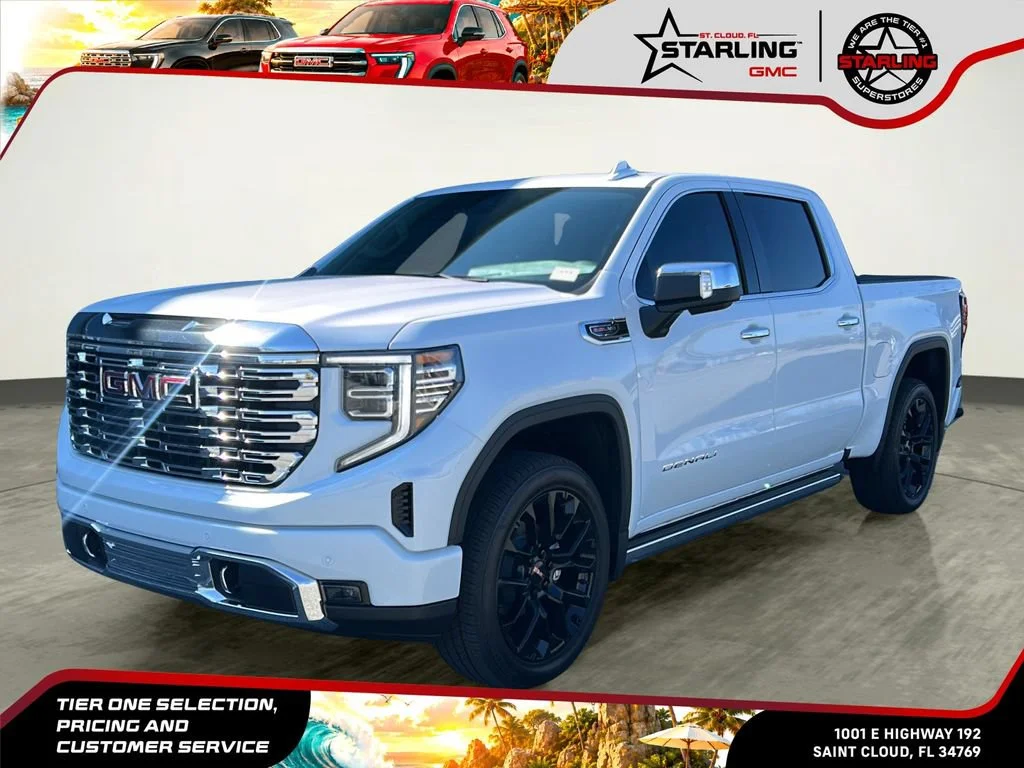 New 2026 Glacier White Tricoat GMC Denali image 1