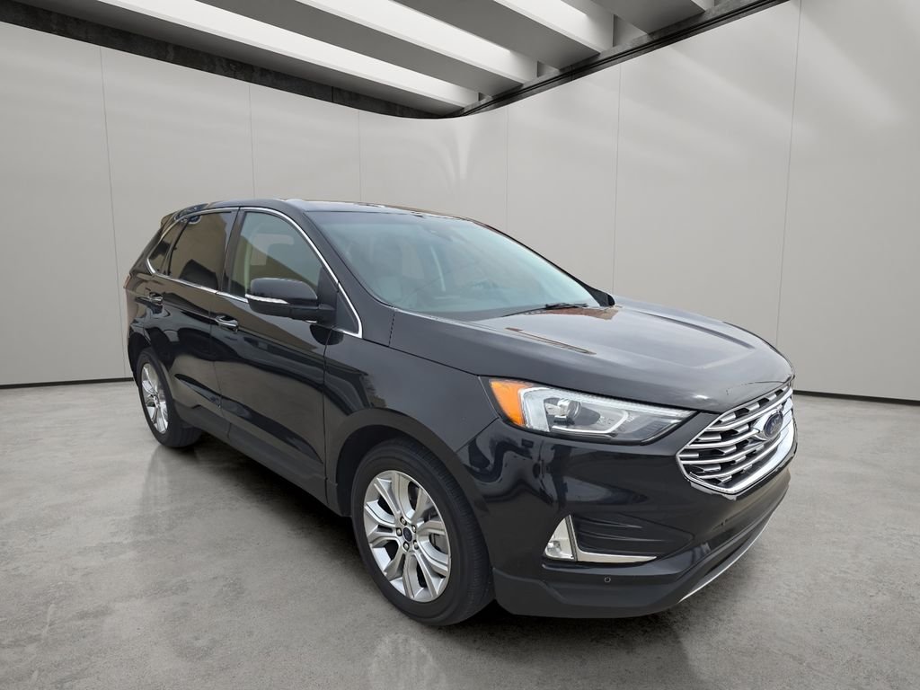 Used 2022 Black Ford Titanium image 7