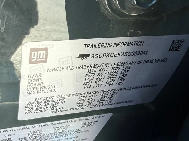 Used 2025 Cypress Gray Chevrolet Custom Trail Boss image 24