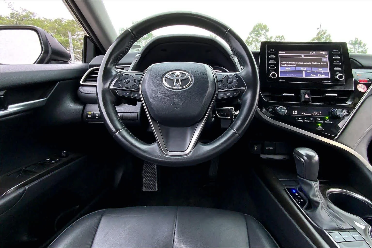 Used 2024 Midnight Black Metallic Toyota SE image 6