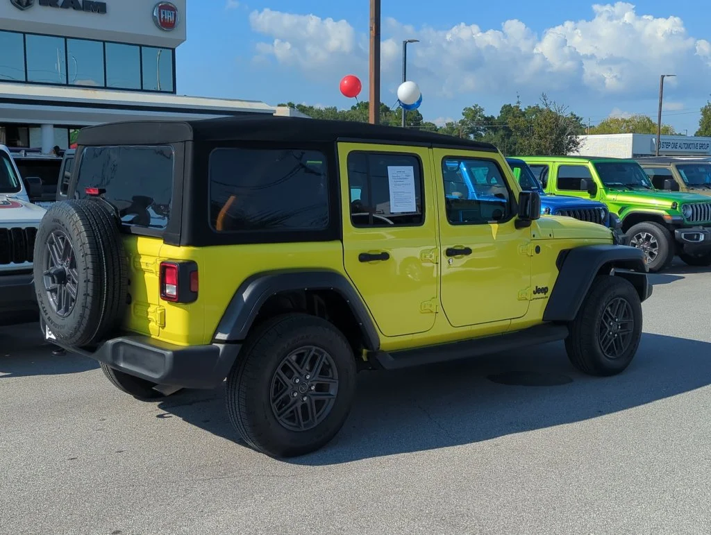 Used 2024 Yellow Jeep Sport S image 6
