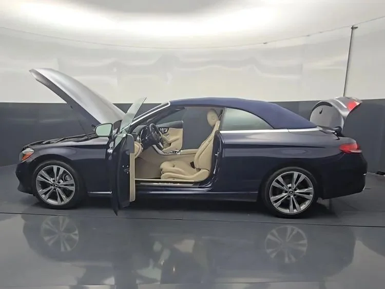 Used 2019 Blue Mercedes-Benz C 300 4MATIC® Cabriolet 2D image 26