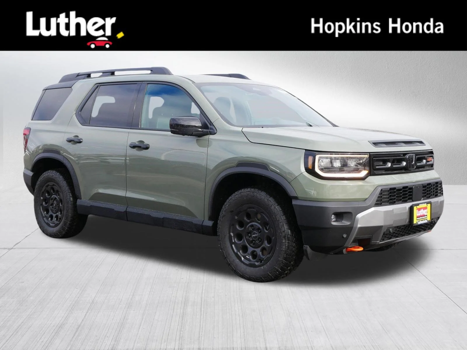 New 2026 Ash Green Metallic Honda TrailSport Elite Blackout image 1