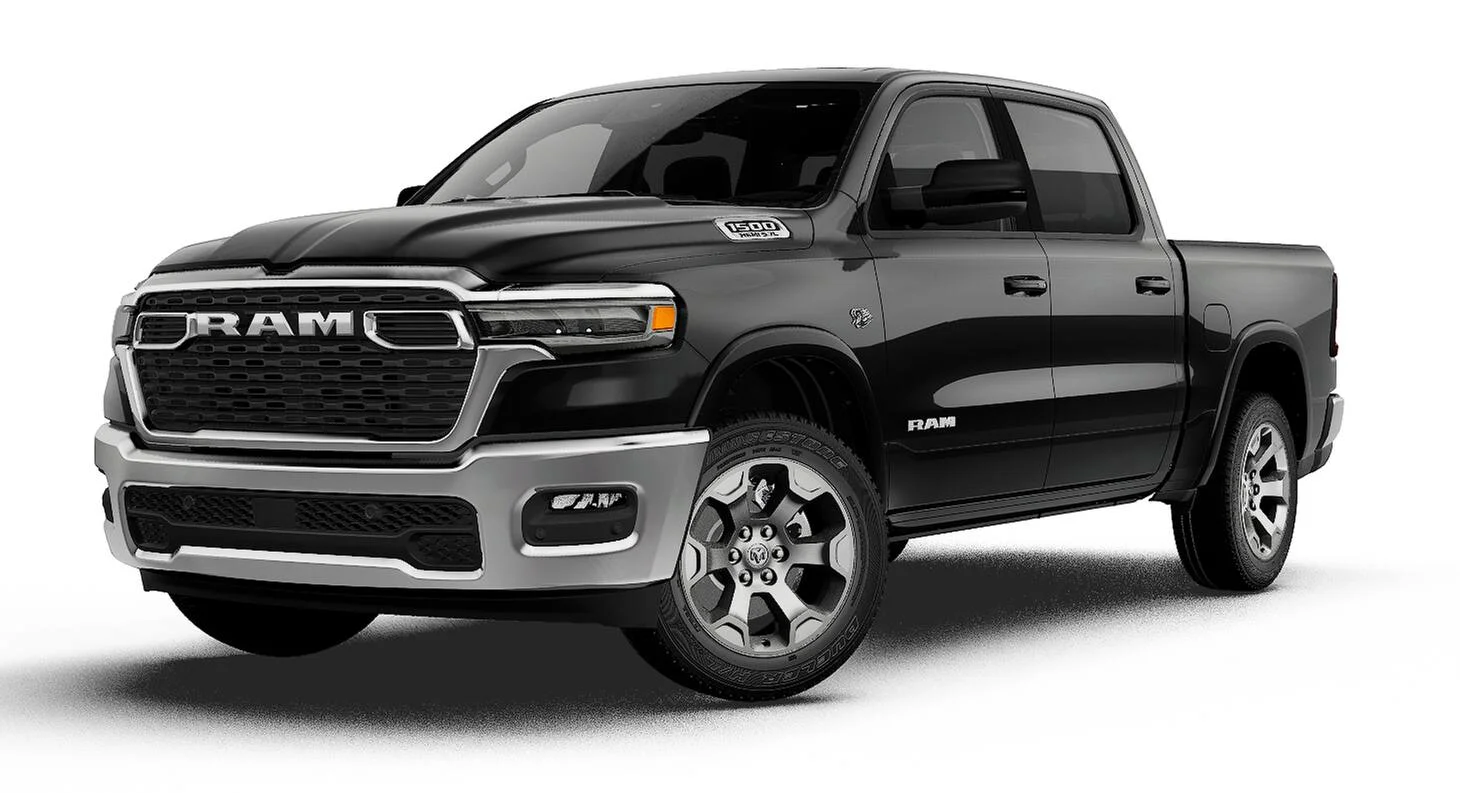 New 2027 Diamond Black Crystal Pearl-Coat Exterior Paint RAM BIG HORN image 1