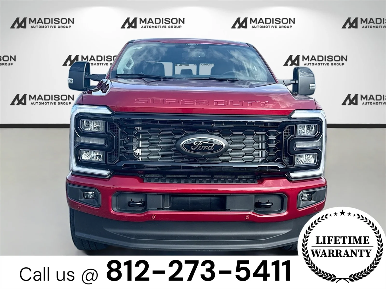 New 2026 Ruby Red Metallic Tinted Clearcoat Ford F-350® Lariat® image 2